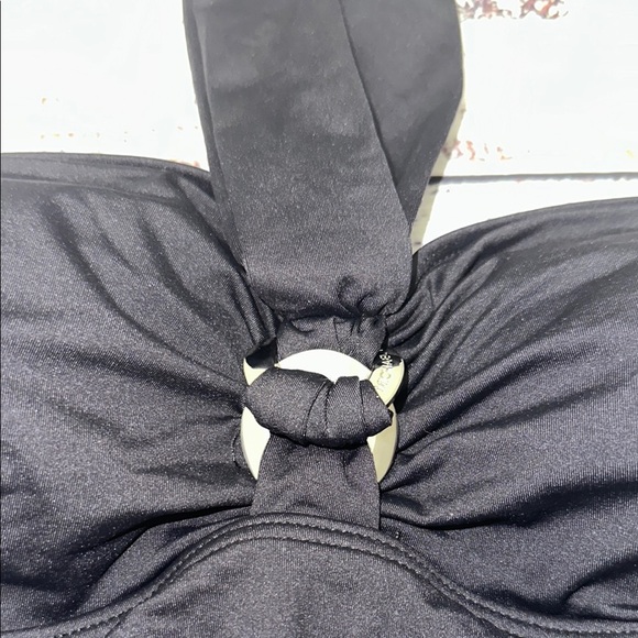 Michael Kors Black One Piece Swimsuit Sz. 8 - Picture 6 of 8